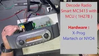 Decode Smart Radio MC3413 with MCU MC68HC11KA4 using X-Prog
