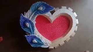 thermocol heart design