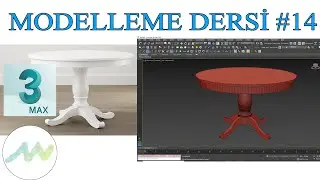 3d Max masa modelleme dersi - 
