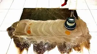 The return story of a dirty carpet / carpet cleaning satisfying ASMR