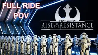 Star Wars: Rise of the Resistance Full Ride & Preshow POV -Galaxy’s Edge, Disney’s Hollywood Studios