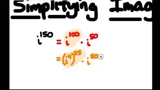 Simplifying Imaginary Numbers/Powers of i (example problems 2) - Algebra 2