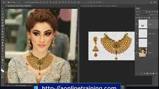 11- Online Jewelry Designing Courses Using Photoshop- Super imposing Jewelry Over Image  - FREE DEMO