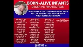 Democrats Vote To Allow Killing New Born Babies, Right to Life is Guaranteed