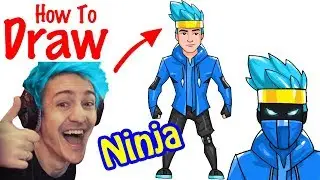 How to Draw Ninja Skin | Fortnite