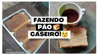Nossa biza fazendo pão caseira|lara&biel