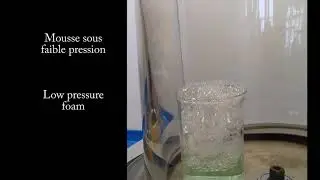 Mousse sous pression réduite