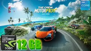 The Crew Motorfest RTX 3060 FPS TEST | RTX 3060 Benchmark 1080p/1440p/4K