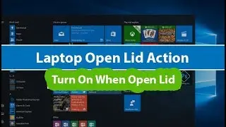 Laptop Turn On Automatically after opening Lid [ Fixed]