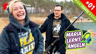 Grundlagen für Anfänger – Maria lernt Angeln 🎣🔥👍  (Folge1)