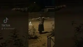 Shocking footage from my window last night🔪👀 