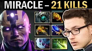 Anti-Mage Dota Gameplay Miracle with 21 Kills with Butterfly