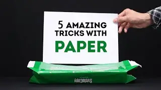 5 Awesome Paper Science Tricks / Science Experiments With Paper - GM Experiments