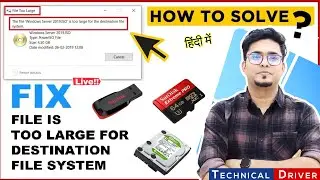 How to Fix File Too Large for Destination File System Problem || How to Copy Big Files to SD Card ✅🔥