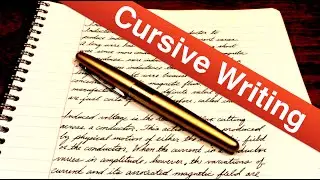 Writing in Cursive - ASMR Sleep Aid