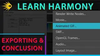 Intro to Toon Boom Harmony - 08 Exporting & Conclusion
