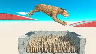 DEATH PIT Who Can Not Fall? ► Animal Revolt Battle Simulator