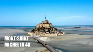 A Flight Over Mont Saint-Michel | 4K DRONE