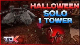 TDX Solo Halloween 1 TOWER | Roblox Tower Defense X