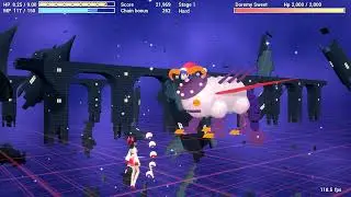 Touhou Multi Scroll Shooting 2. version 0.84K. Reimu Hard Clear.