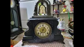 Curfew 1908 William Gilbert Mantel Clock Repair