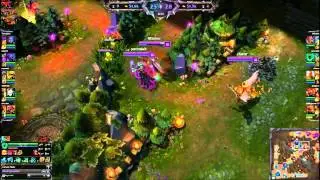 LOL - Blind Thresh Hook Red Buff Steal