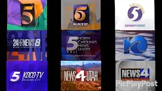 Unnamed TV News Graphics Company Demo Reel (Mid 1990s)