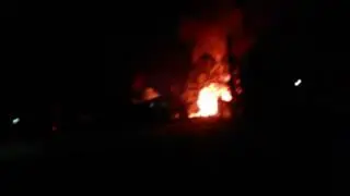 Межовский сельский клуб горит