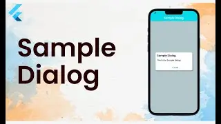 Sample Dialog | Create Dialog in Flutter | Flutter Tutorial | Pop up in Flutter | Coding Journey