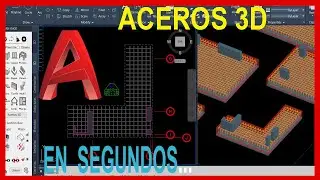 ❤️ AutoCAD Lo hace y TU No lo Sabes : Aceros 3D en Zapatas (Plugin 3D)