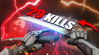 How I Dropped 29 FINAL BLOWS as GENJI on the Map I HATE Most SHAMBALI (Overwatch)
