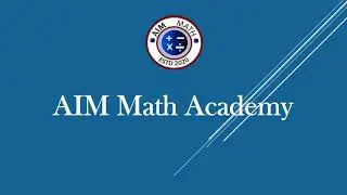AIM Math Academy | New Video on INTEGERS Coming Soon!