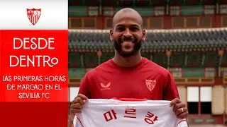 Marcao y sus primeras horas como sevillista en Corea del Sur