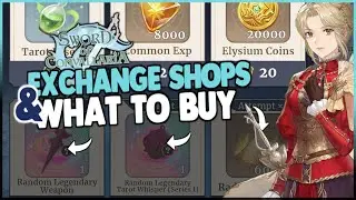 WHAT TO BUY in EXCHANGE SHOPS in Sword of Convallaria