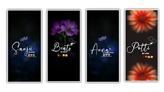 Instag Trending Beat Name Art Video Editing in Alight motion Name Art Video Editing