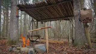 NEW Bushcraft Basecamp  - Dovetail Joinery Pot Hanger & NEW Fire Pit (Ep. 2)