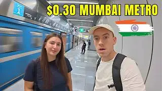 We Took The Famous Mumbai Metro For The First Time 🇮🇳