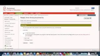 Blog and News Notification Options in my.bankstreet.edu