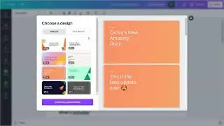 How to convert Canva docs to presentation