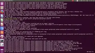 Installation of postgresql in ubuntu 16.04