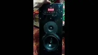 Колонка VR HT-D904V 2x25watt, после ремонта.