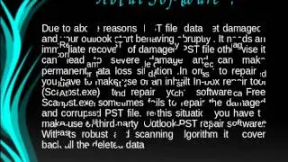 Free Scanpst.exe For Outlook: Repair Corrupt PST File