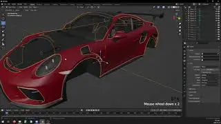27 - Preparing the car model in blender for the customization (UE5 vehicle tutorial)