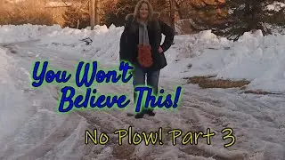 No Plow (part 3) - You Won't Believe This One!