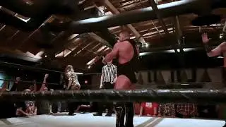 Cage proposes to Melissa Santos at BarWrestling