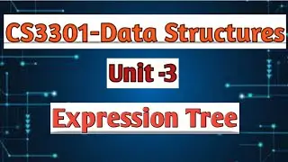 Expression tree in data structures tamil||CS3301||Anna university reg-2021.