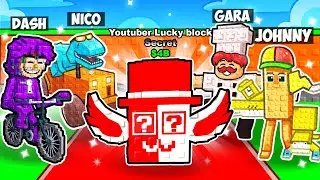 I Unlocked YOUTUBER Lucky Blocks In Steal A Brainrot...