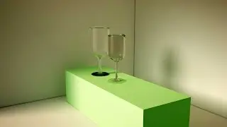 Designing a glass in V-ray