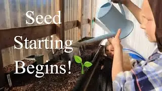 Seed Starting Begins For 2024! / What We Start In Early February (Zone 6)