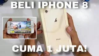 Cuma 1 Juta! Unboxing iPhone 8 Test Review PUBG 2024